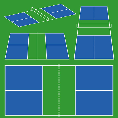 pickleball court game scheme
